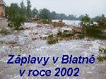 Záplavy v Blatné 2002
